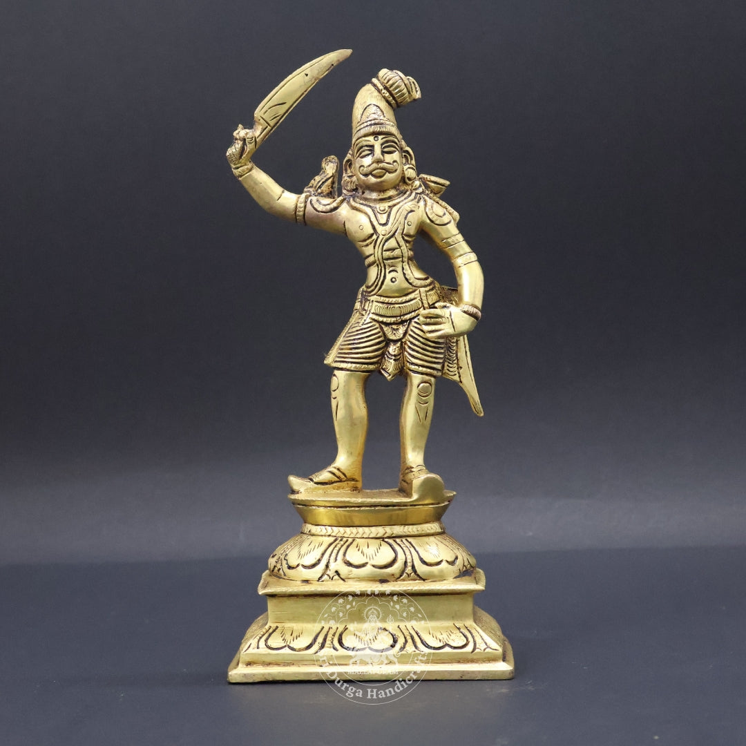10" Inch Brass Madurai Veeran