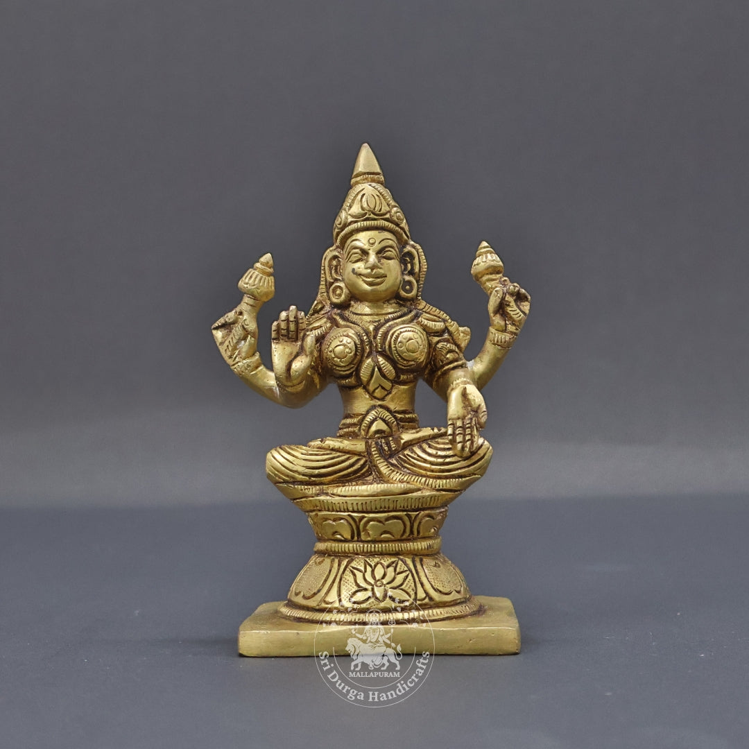 5" Inch Brass Astalakshmi Set