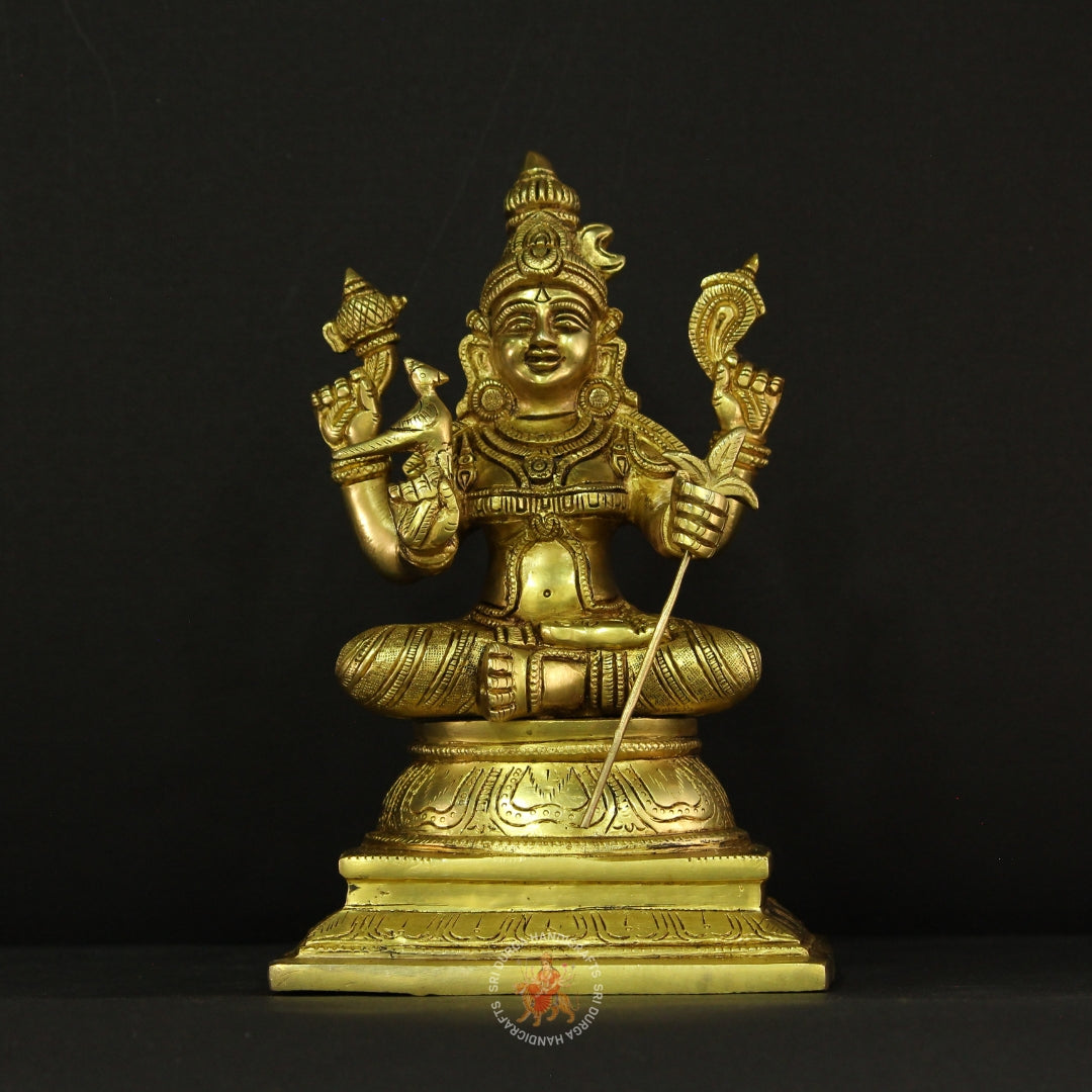 10" Brass Kamatchi Amman