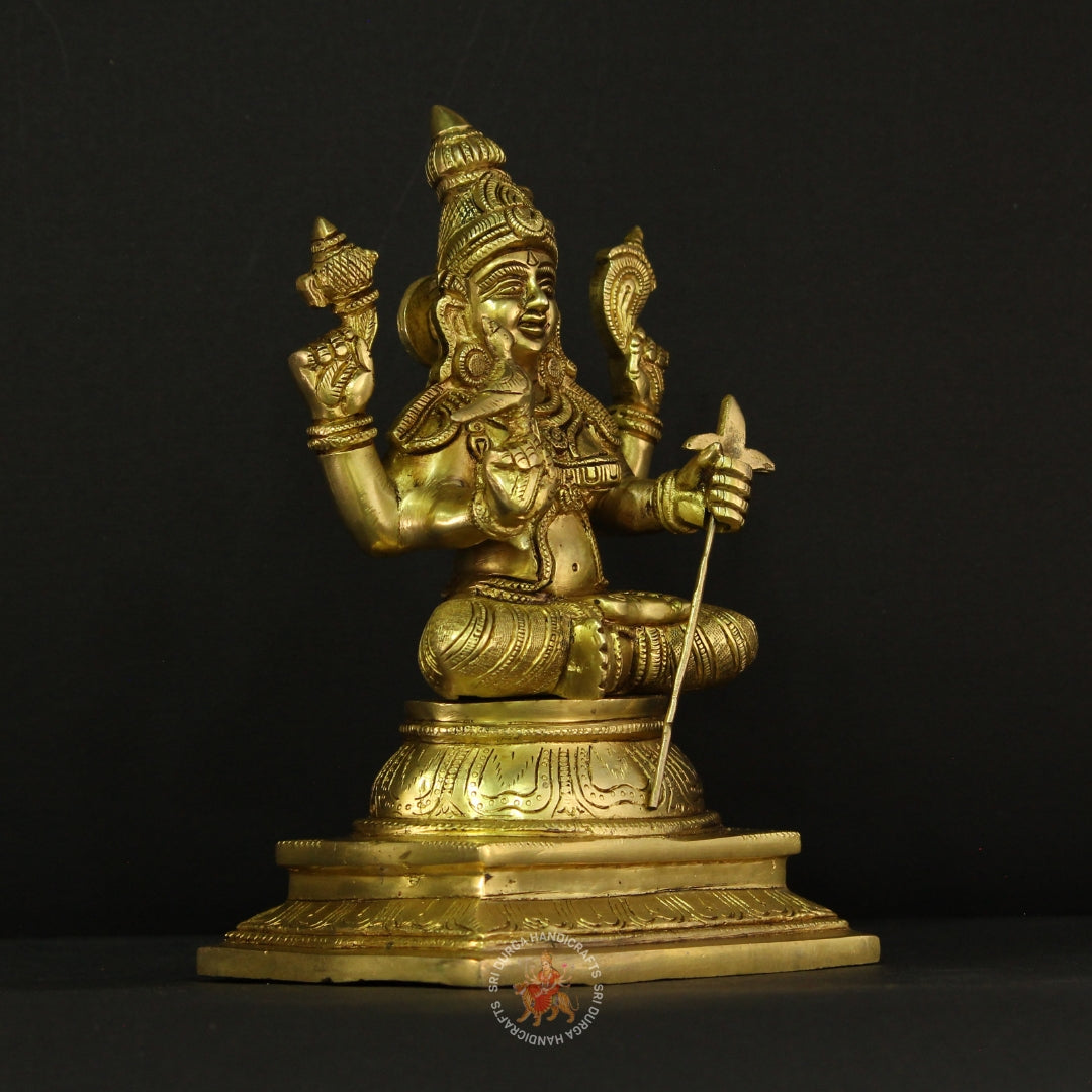 10" Brass Kamatchi Amman