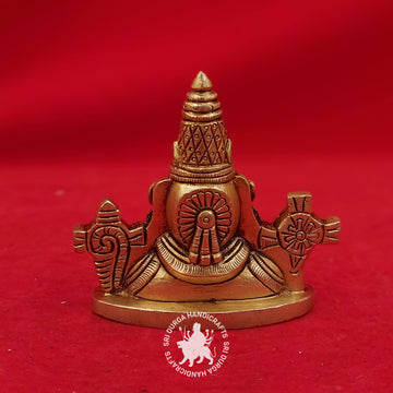 3.5inch Brass Balaji Head Idol