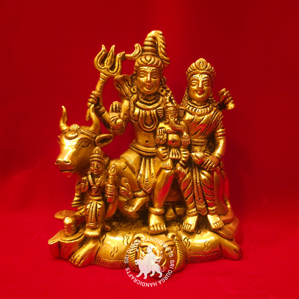 6 inch Brass Sivan Family Idol