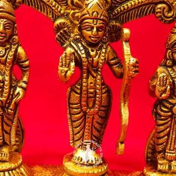 7 inch Ram Darbar Brass Idol