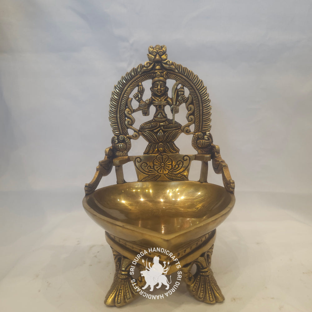 10 inch Brass Kamatchi Deepam