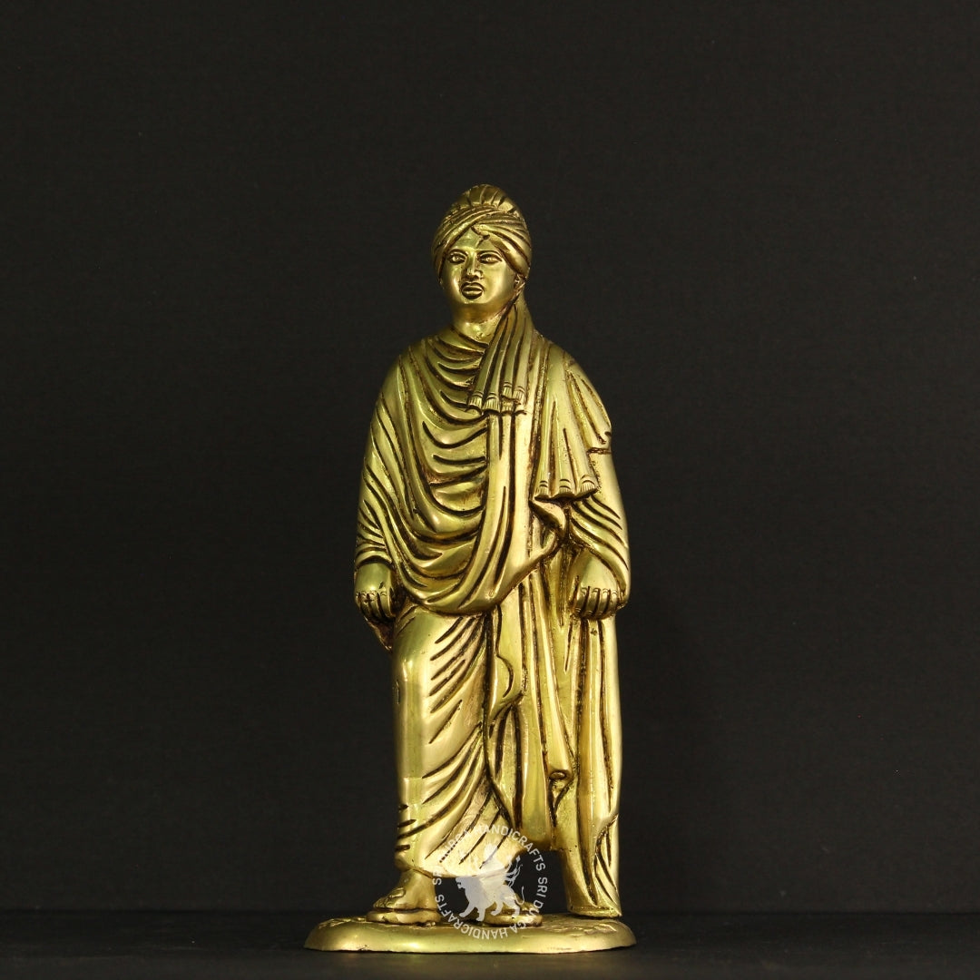 Wise Vivekanandar Brass Idol
