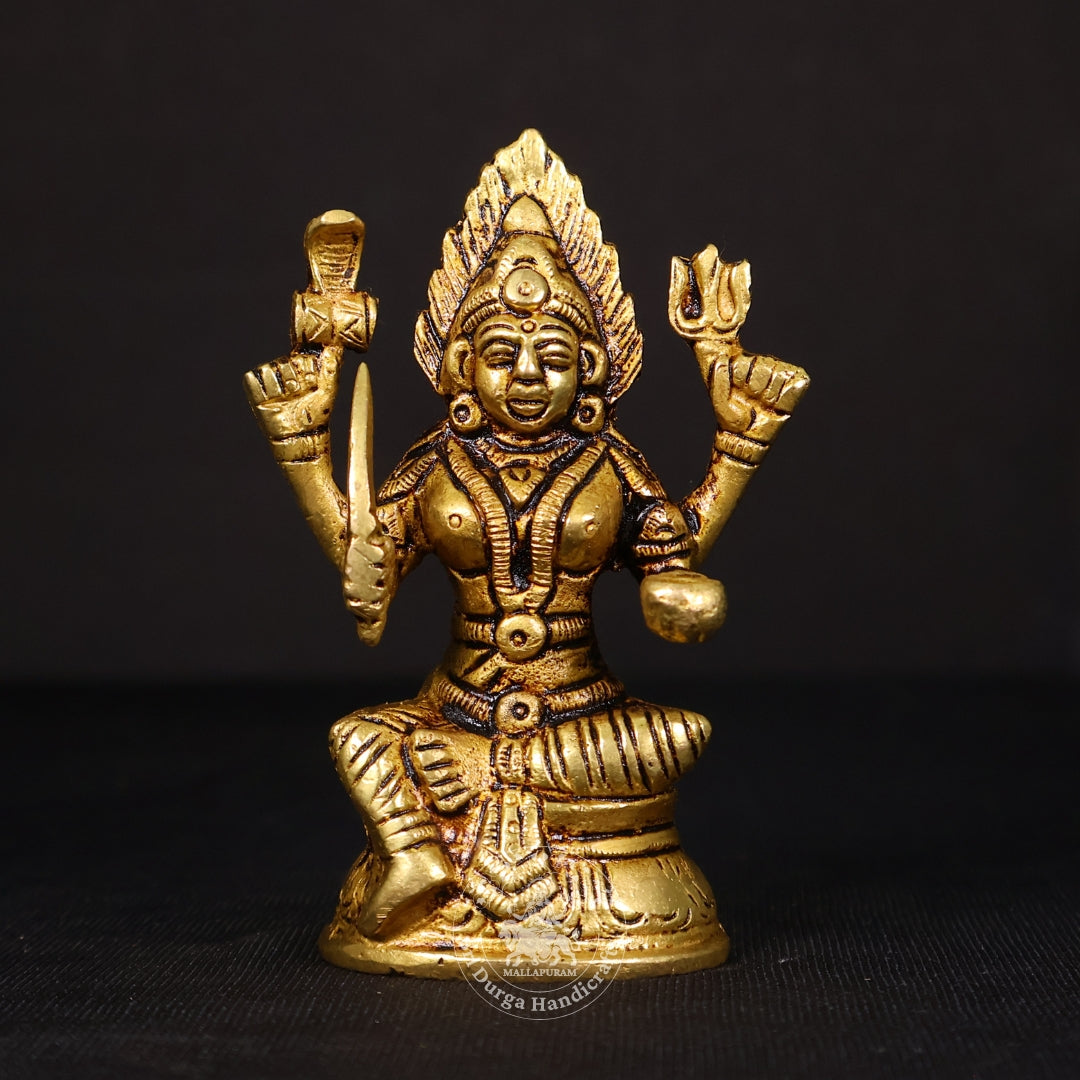 4" Inch Brass Mariamman Idol