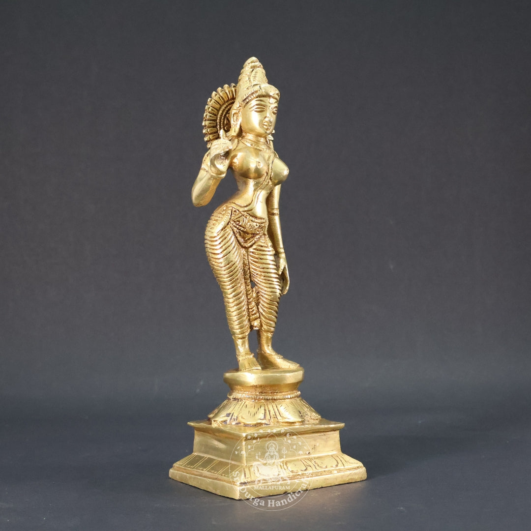 8" Inch Brass Sivagami