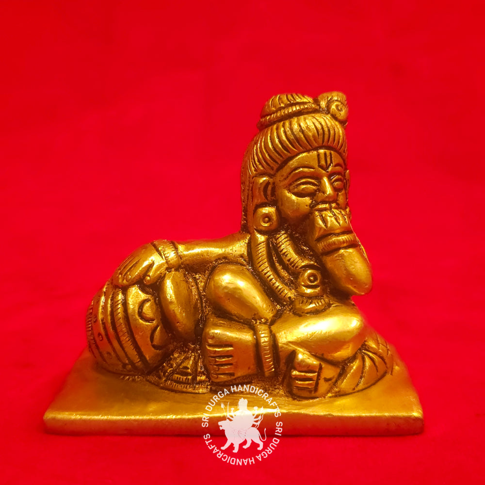 3” Brass Matki Krishnar Idol