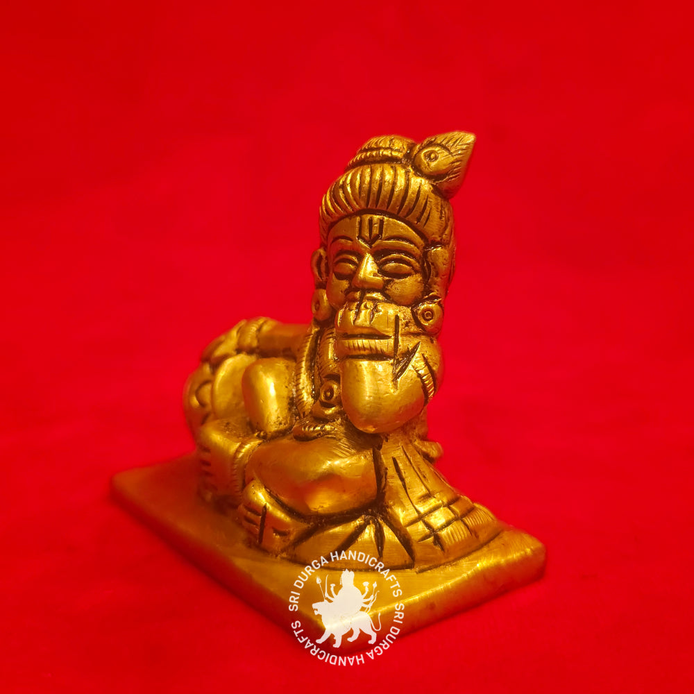 3” Brass Matki Krishnar Idol