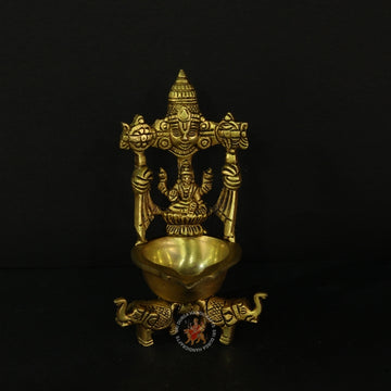 Brass Balaji Lakshmi Diya