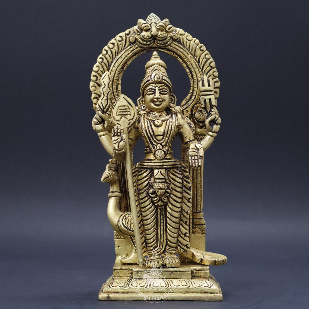 9" Inch Brass Frame Murugar