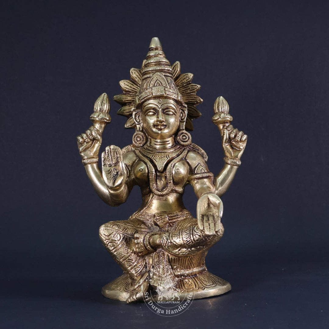 8" Inch Brass Lakshmi