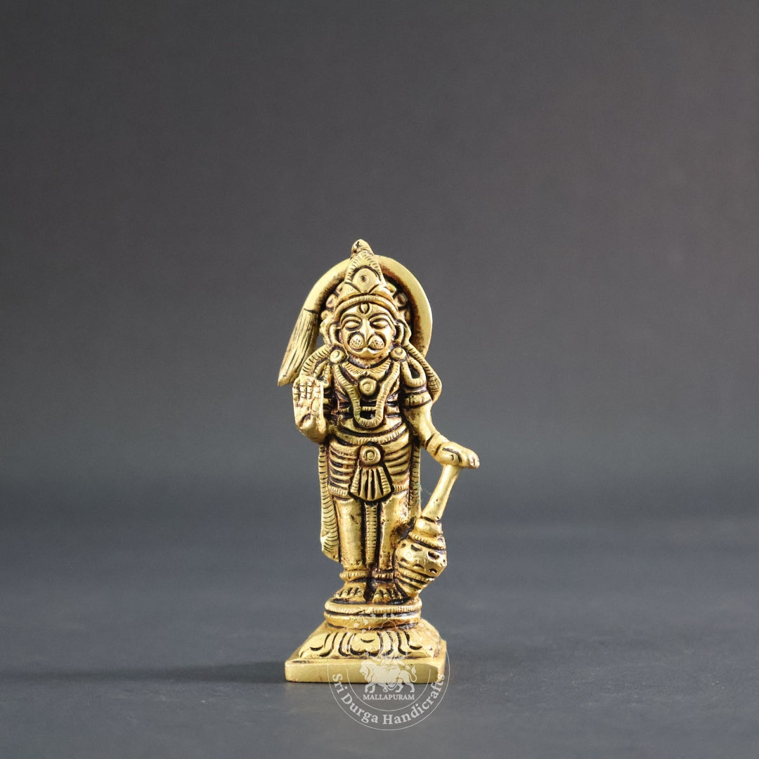 3" Inch Brass Abaya Hanuman