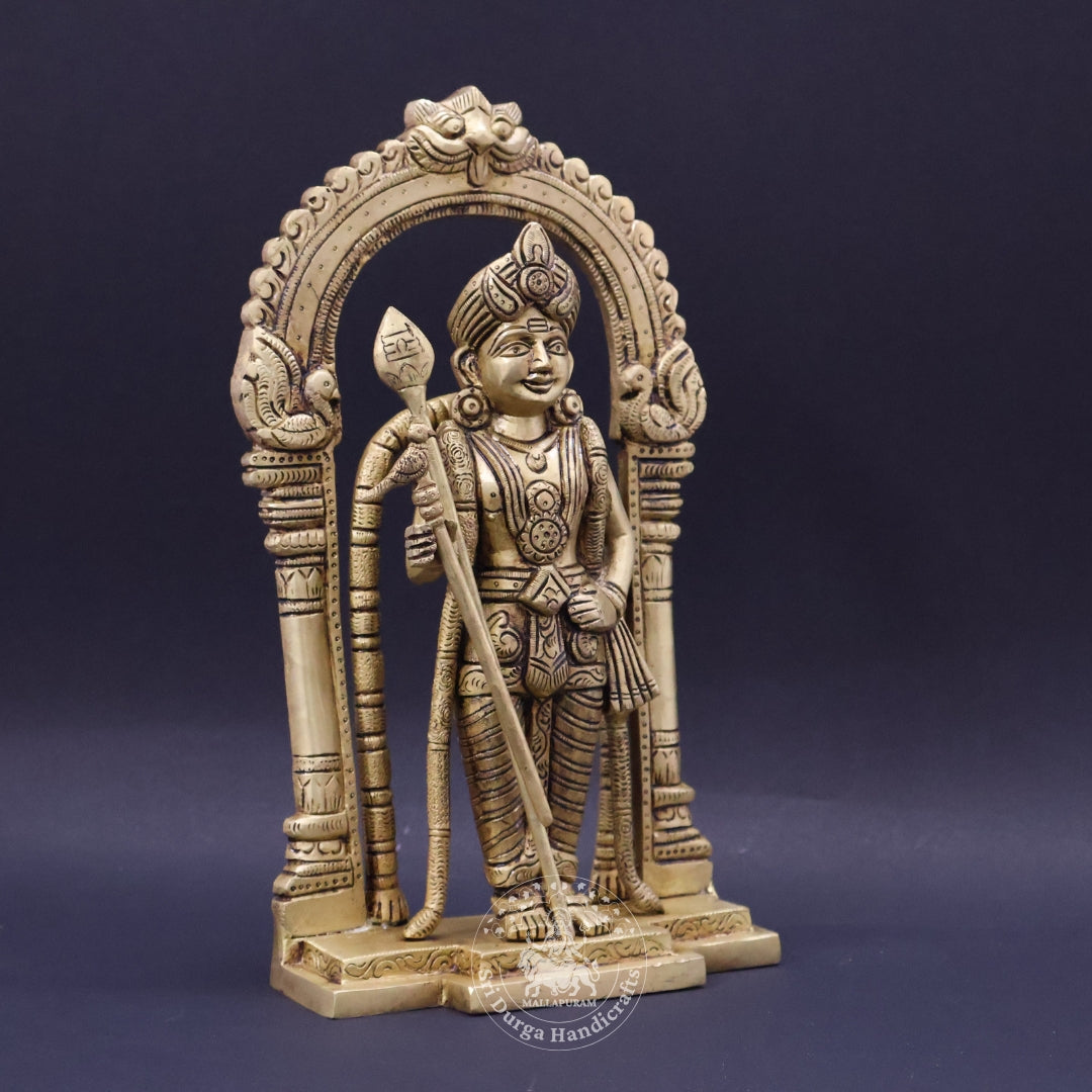 12" Inch Brass Frame Palani Murugar