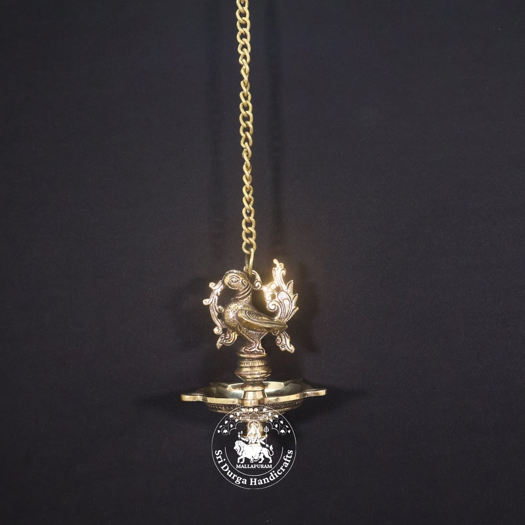 6" Inch Brass Annam Saravilakku Hanging