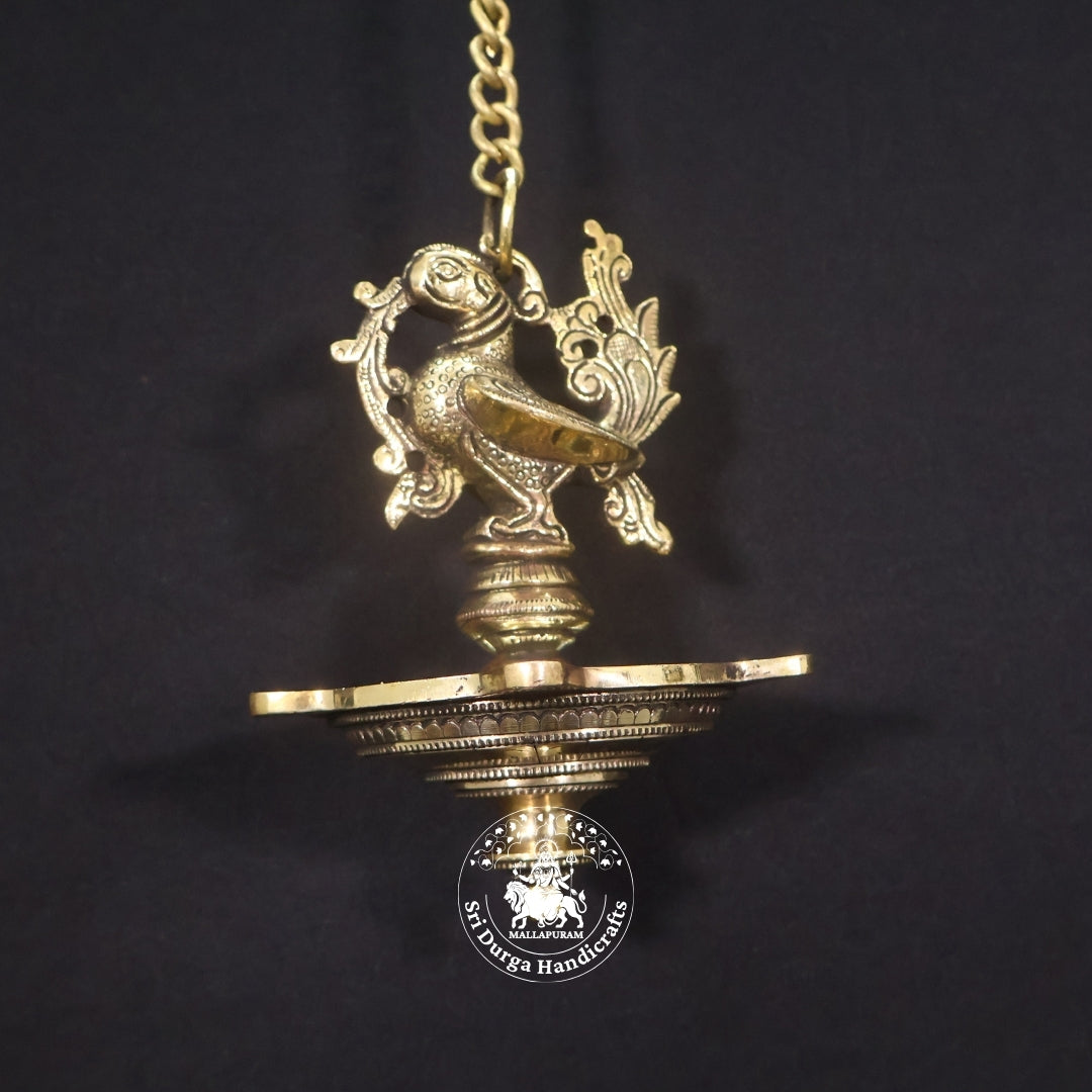 6" Inch Brass Annam Saravilakku Hanging