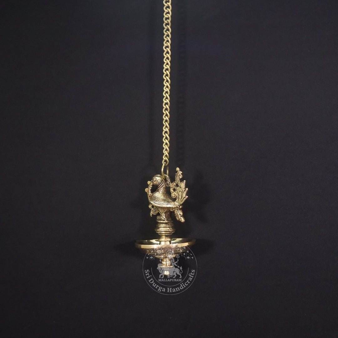 6" Inch Brass Annam Saravilakku Hanging