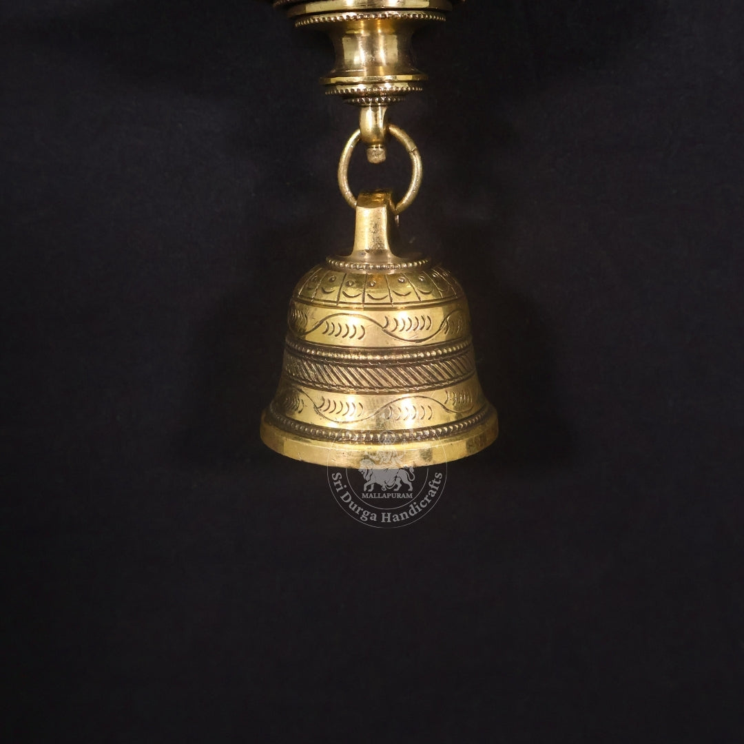 9" Inch Brass Annam Saravilakku Hanging