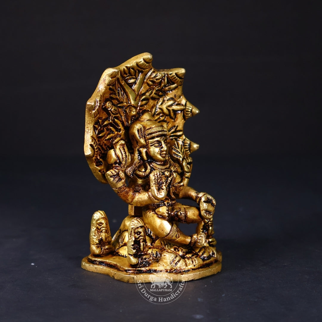4" Inch Brass Dakshana Murthi Idol