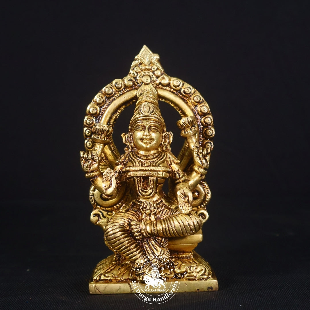 6" Inch Brass Frame Lakshmi