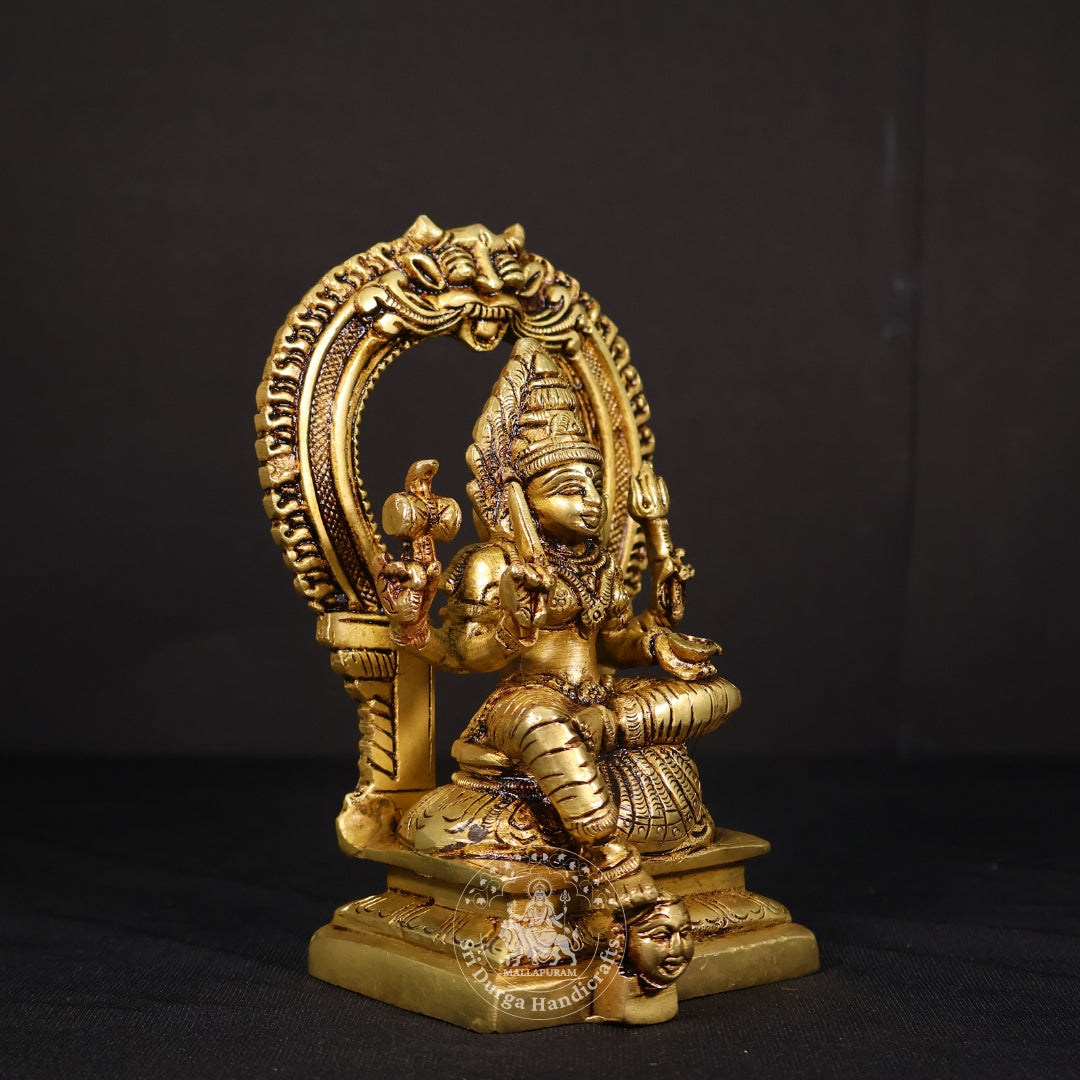 6" Inch Brass Frame Mariamman