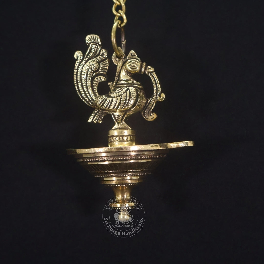 5" Inch Annam Brass Saravilakku Hanging