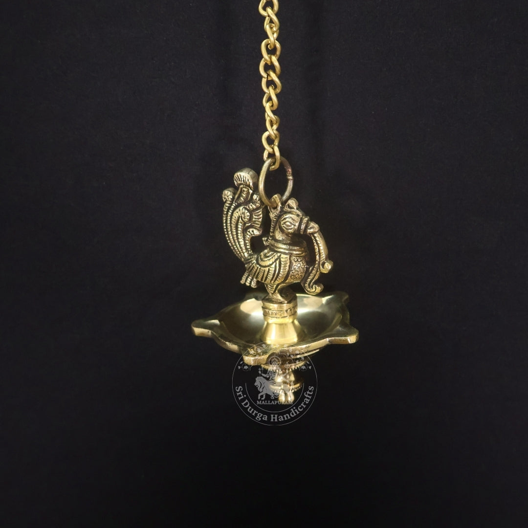 4" Inch Brass Annam Saravilakku Hanging