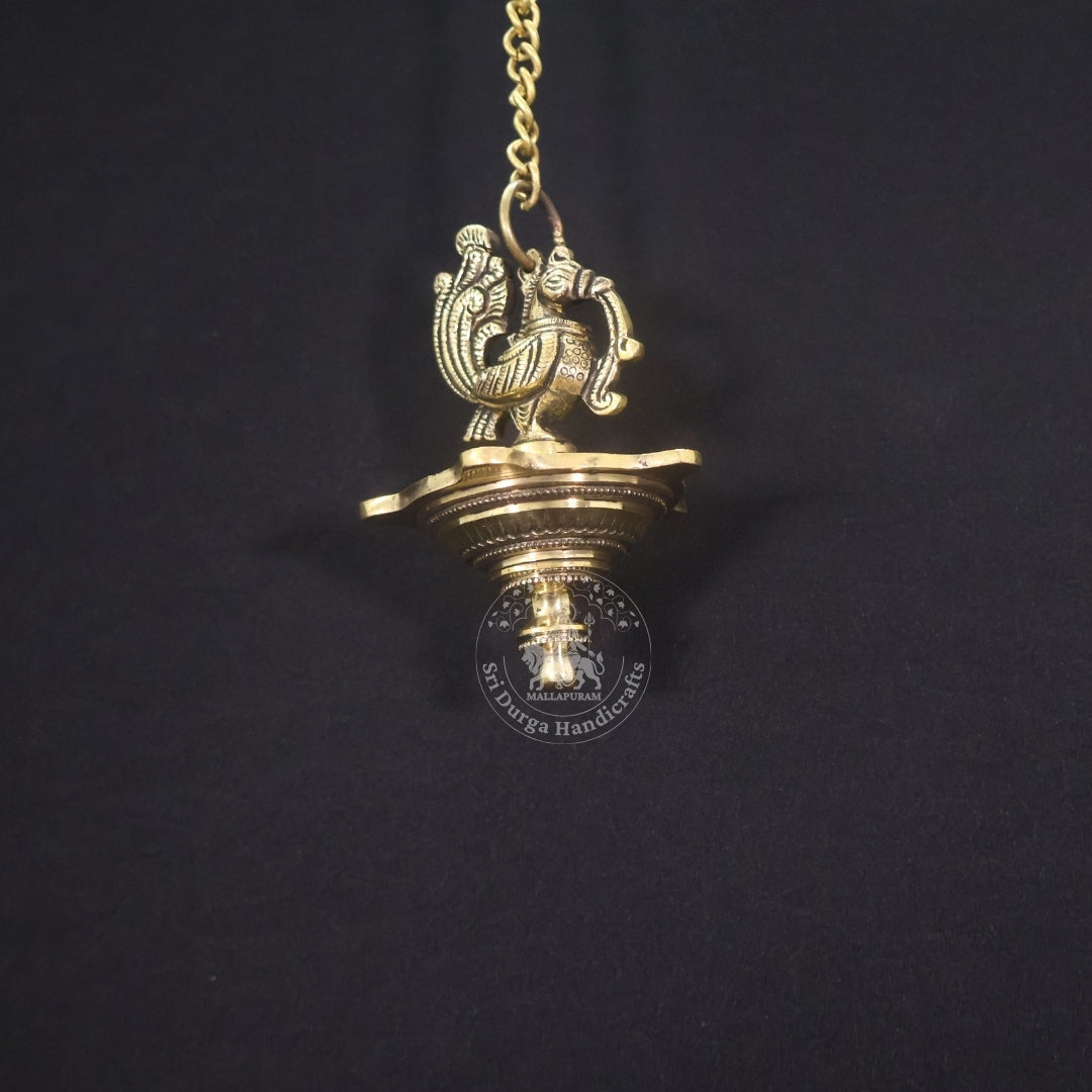 4" Inch Brass Annam Saravilakku Hanging