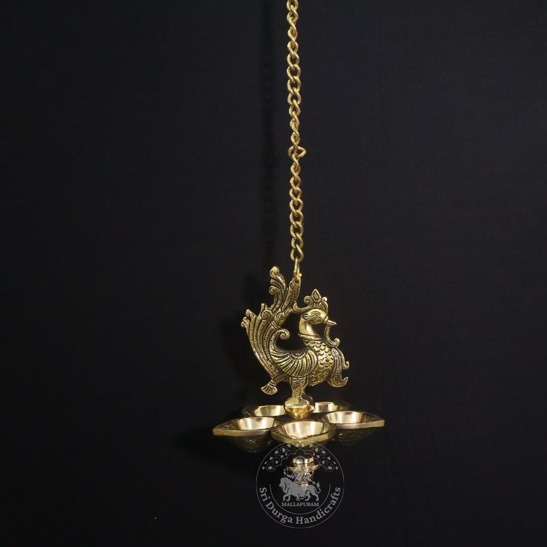 11" Inch Brass Annam Saravilakku Hanging