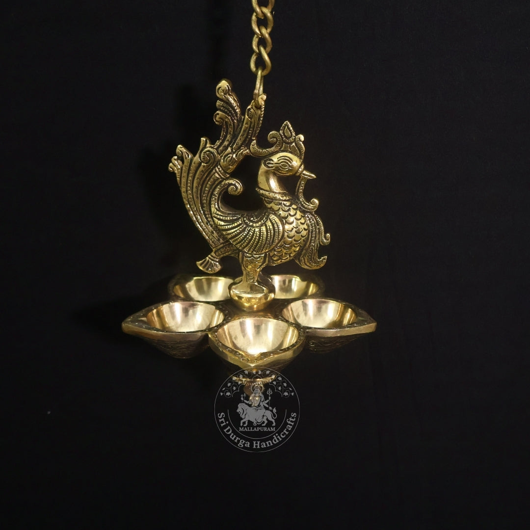 11" Inch Brass Annam Saravilakku Hanging