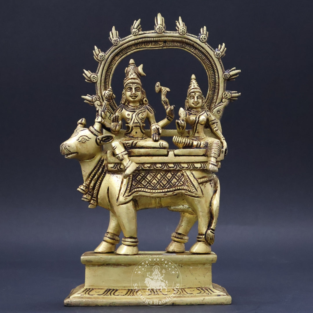 9" Inch Brass Pradhosha Nayagar