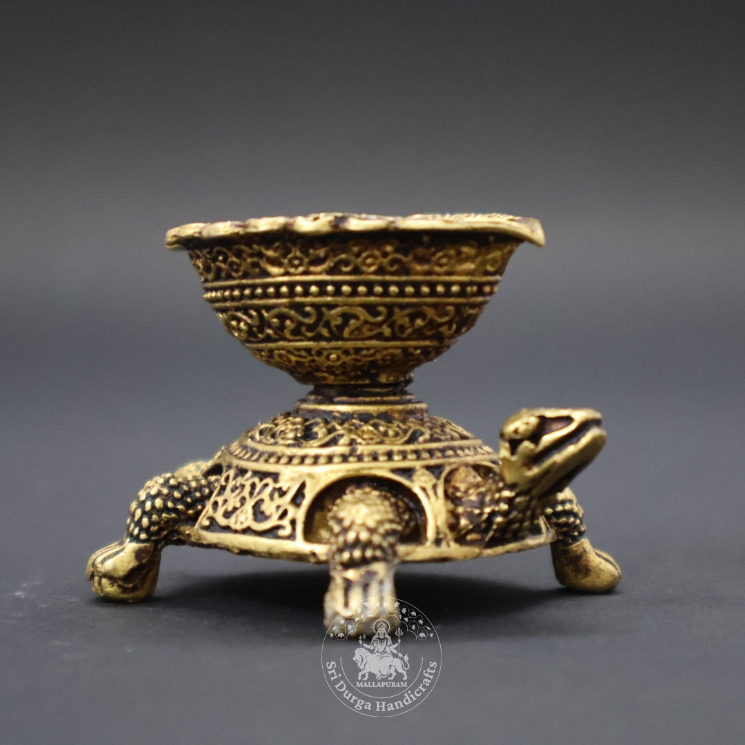 1" Inch Brass Tortoise Deep
