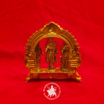 4 inch Brass Ramar Pattabhishekam Idol