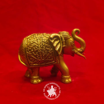 3 inch Brass Elephant Statue