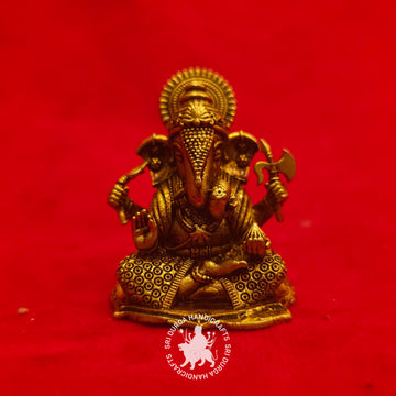 2 inch Brass Ganesh Miniature Idol