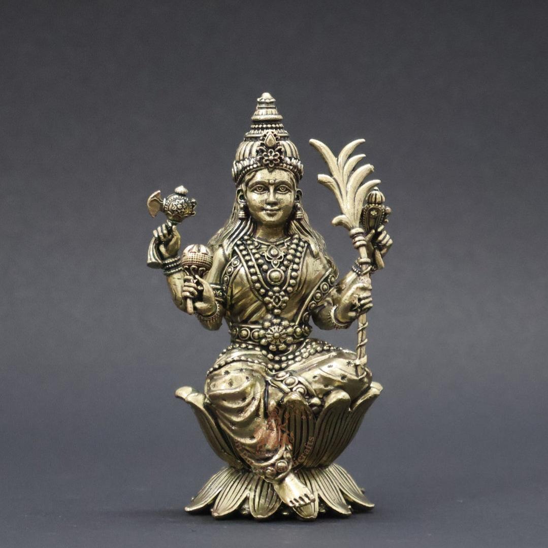 4" Inch Brass Rajeshwari Antique