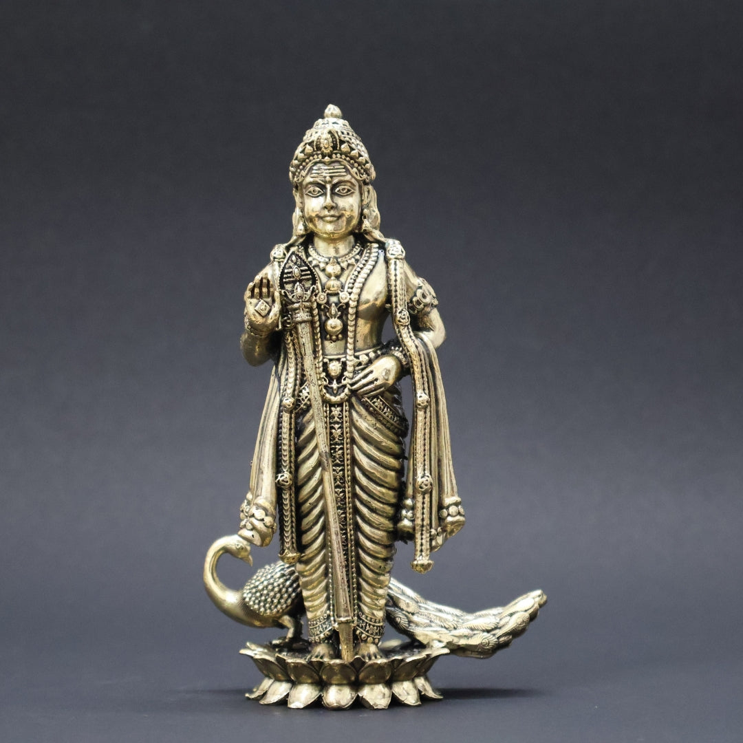 6" Inch Brass Murugar