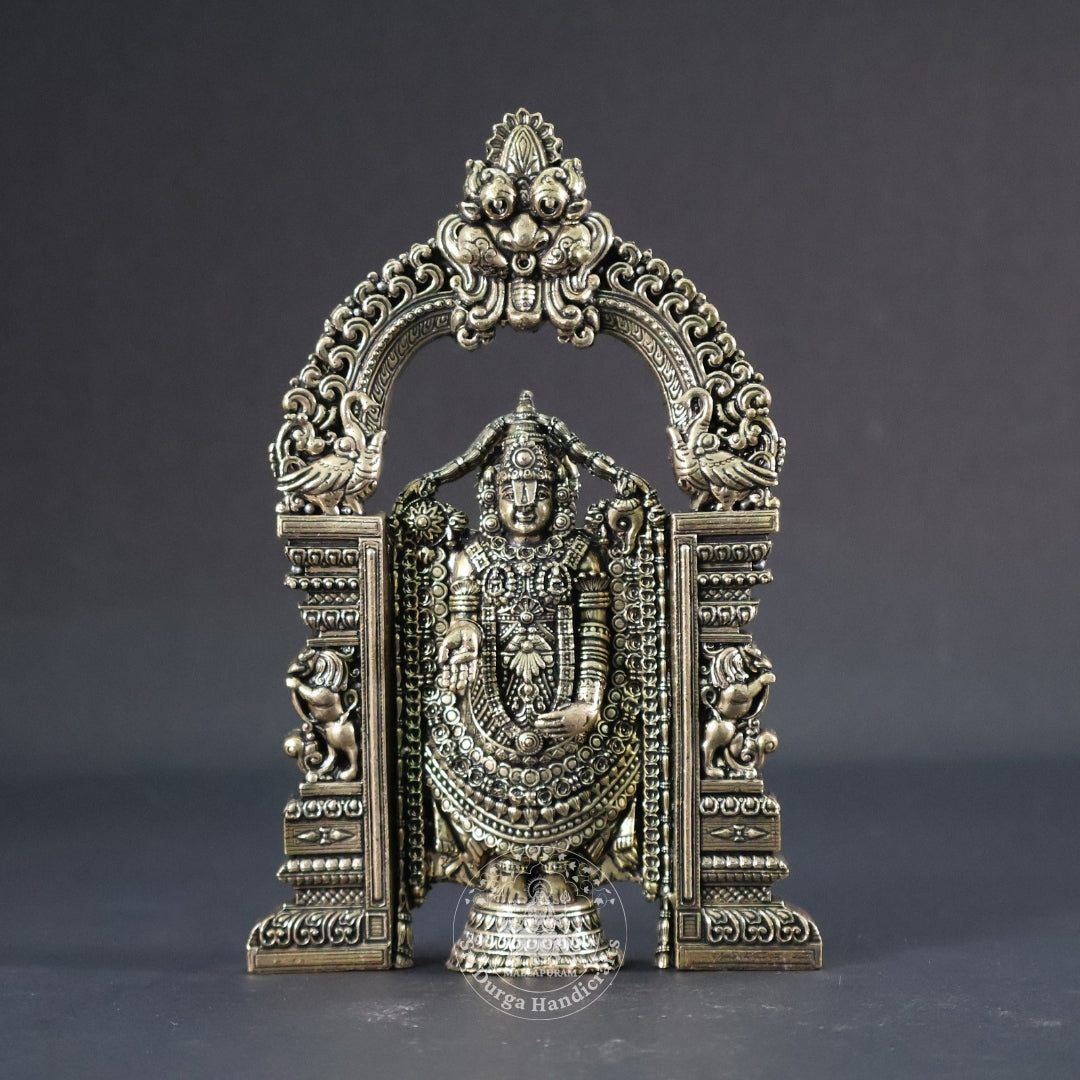 6" Inch Brass Thirupathi Balaji