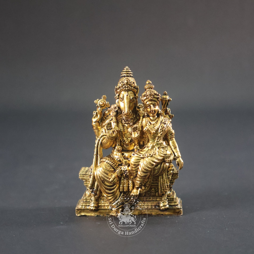 3" Inch Brass Lakshmi Hayagrevar