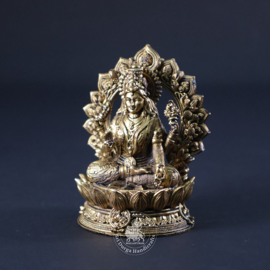 3" Inch Brass Frame Lakshmi