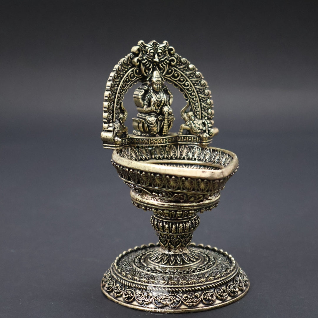 4" Inch Lakshmi Deep Brass