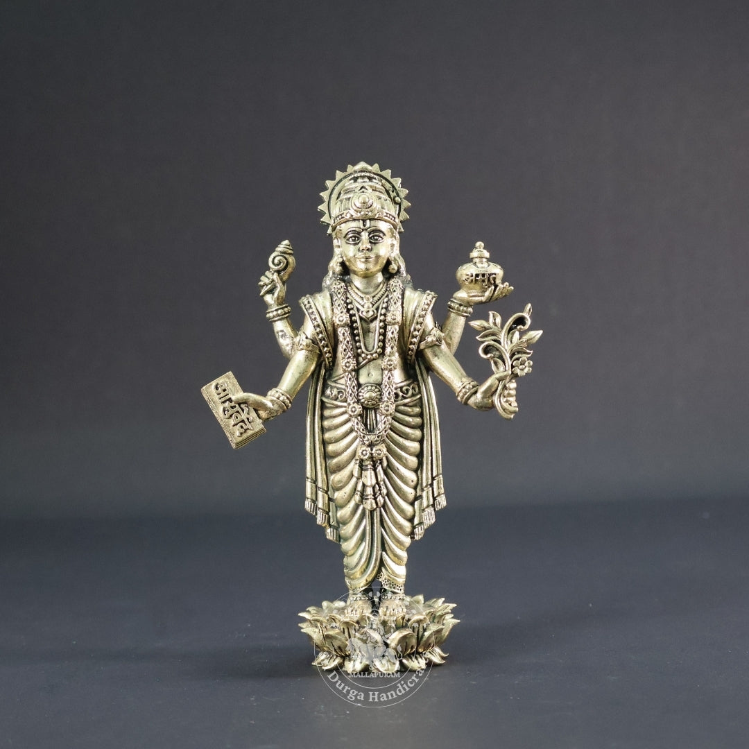 6" Inch Brass Dhanvanthri