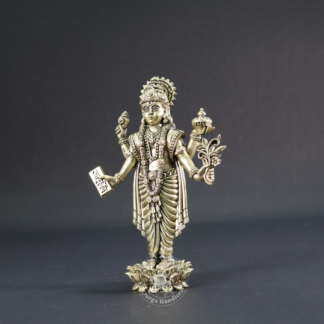 6" Inch Brass Dhanvanthri