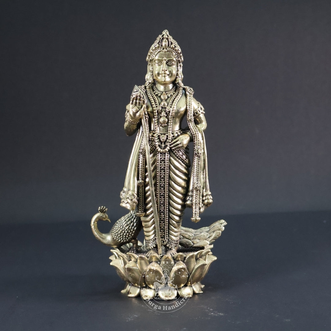 8" Inch Brass Murugar