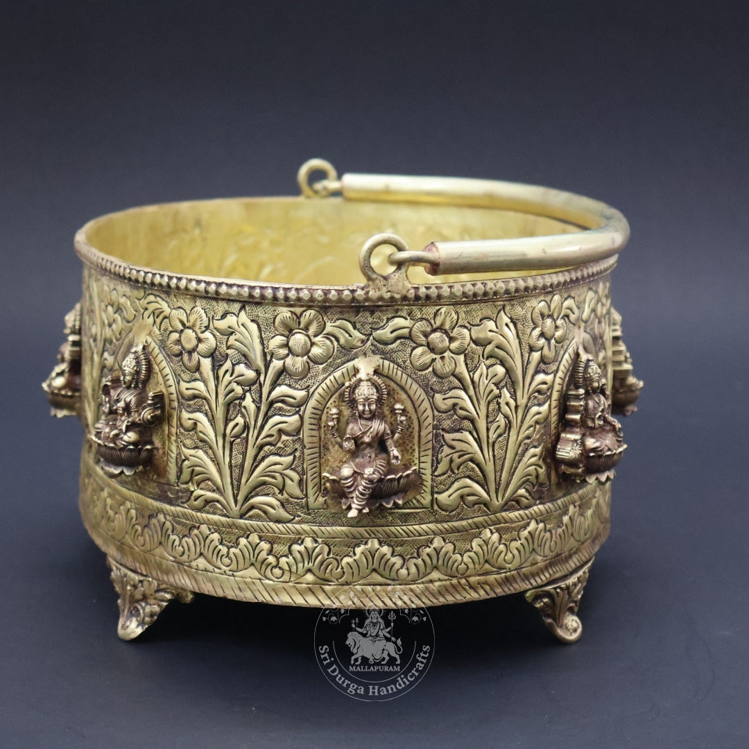 4" Inch Astalakshmi Basket (Oval Shape)