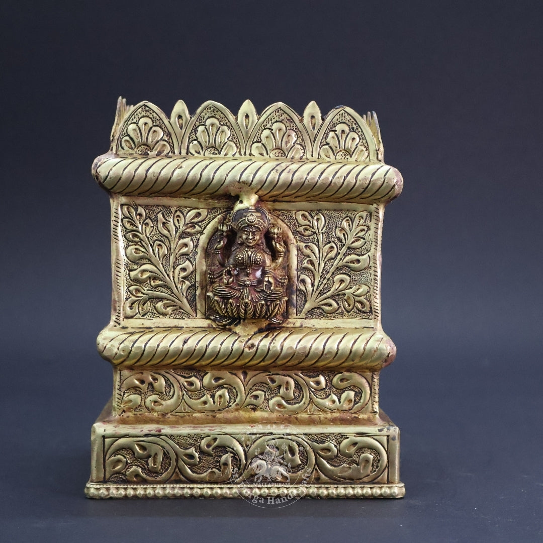 6" Inch Brass Astalakshmi SQI Tulasi Pot