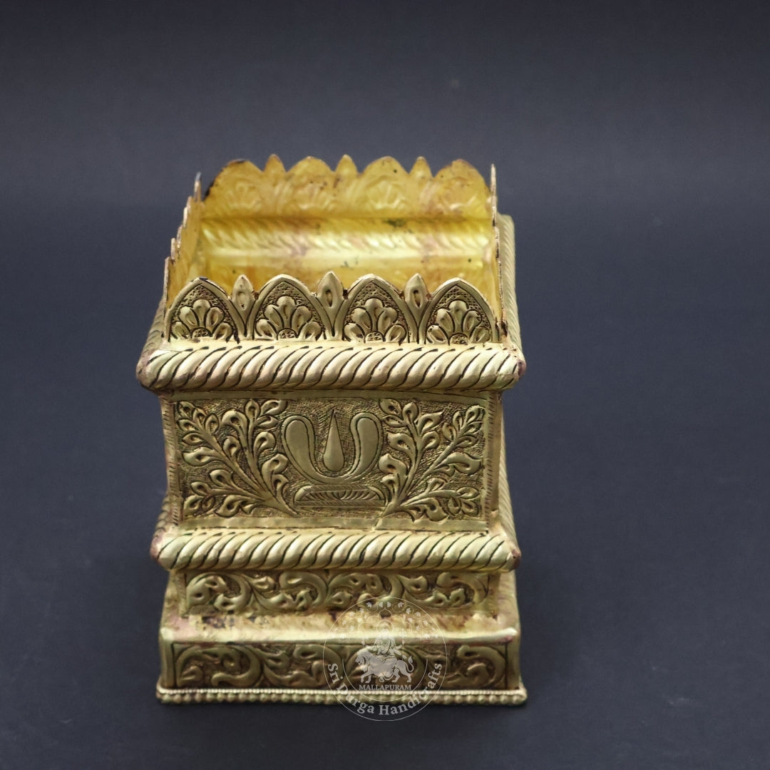 6" Inch Brass Astalakshmi SQI Tulasi Pot
