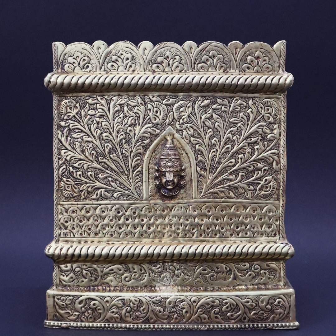 10" Inch Brass Astalakshmi SQI Tulasi Pot