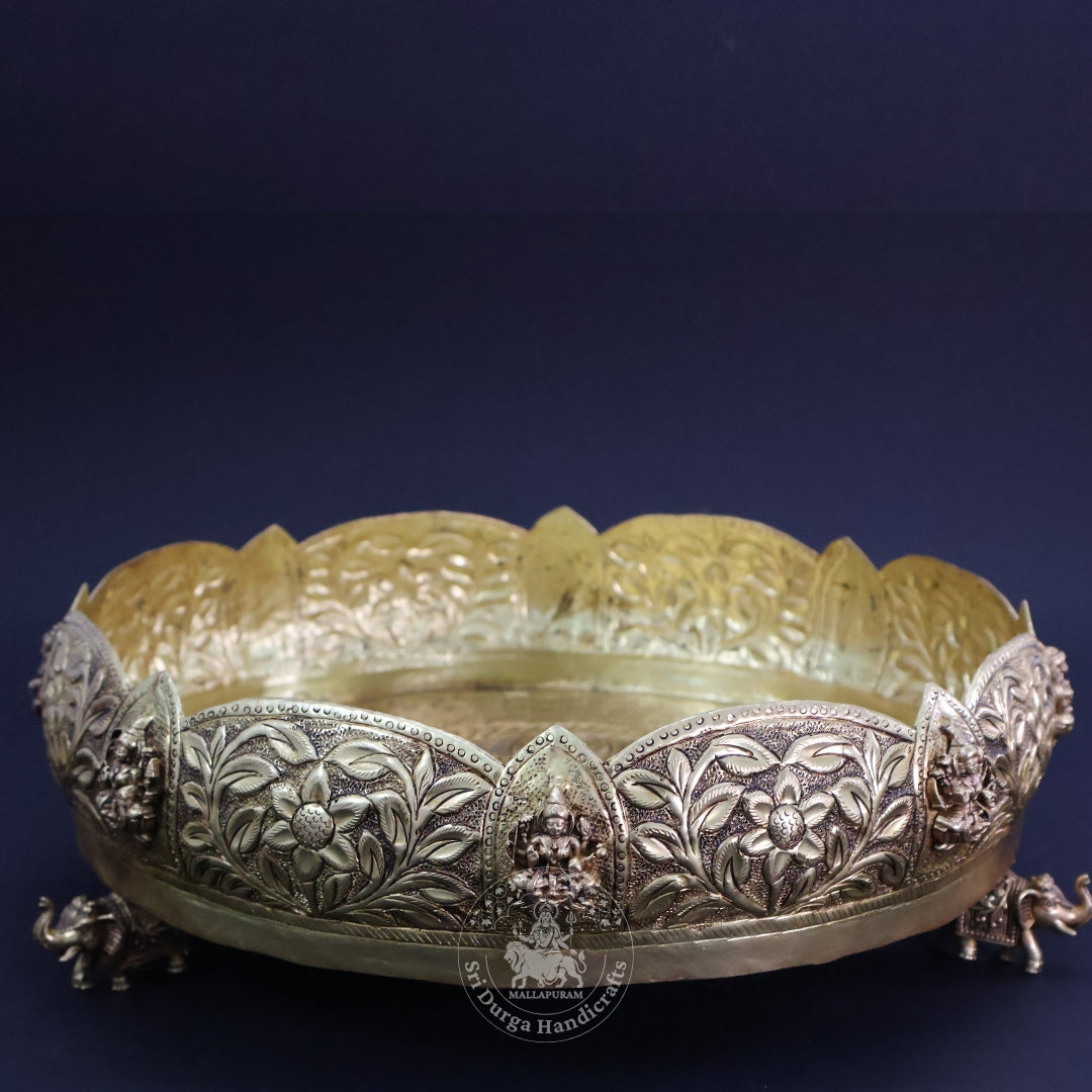 Brass Astalakshmi Uruli 4" Inch