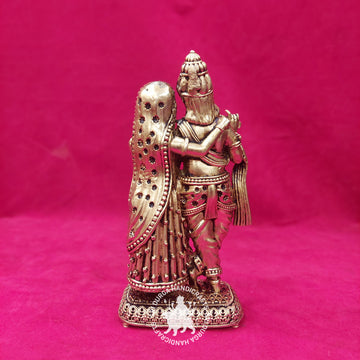 6 inch Radha Krishna Brass Idol